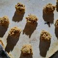 El cooksnap de Nancy Capurro cuando hizo Galletas 🍪 de crema de cacahuete 🥜, miel 🍯 y chocolate blanco.