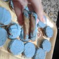 El cooksnap de Caro Gentile cuando hizo Alfajores de masa de nuez.