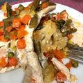 Zombor-Tóth Szimonetta Cooksnap-ja, amikor elkészítette a(z) Csirkemellágyon sült zöldségek gazdagon receptet.