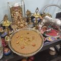 Usha Ravishankar's cooksnap of when they made Apple,Millets,wheat almond milk with jaggery cake.