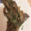 El cooksnap de Maribetula cuando hizo Setas de cardo al ajillo.