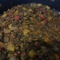 El cooksnap de Sofi Alvarez Gras cuando hizo Guiso de lentejas con arroz.