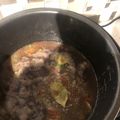 El cooksnap de Arnaldo Valdes cuando hizo Potaje de frijoles negros.