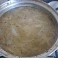 El cooksnap de Scarlett cuando hizo Sopa de cebolla light.