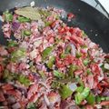 El cooksnap de Maggie cuando hizo Machaca de Marlín.