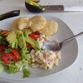 El cooksnap de Itzel Martinez cuando hizo Tortitas de papa rellenas de jamón y queso.