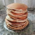 El cooksnap de Constanza Echaveguren cuando hizo Panqueques de banana con arándanos.