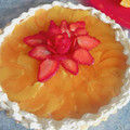 El cooksnap de Dalmy Flores cuando hizo Tarta frutal durazno riquísima.