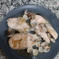 El cooksnap de Antonio cuando hizo Salmón y almejas al vino blanco.