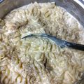 stupidisasido1109's cooksnap of when they made macaroni and creamy cheese (an improvisation).