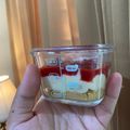 Cooksnap dari cindy Amelia untuk resep Strawberry Cheese Cake in Jar Snack MPASI 1+