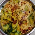 Ankit Pandey का कुकस्नैप जब उन्होंने मेथी के पराठा (meethi ke paratha recipe in Hindi) बनाया था।