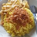 Cooksnap dari Mirah Delima untuk resep Nasi kuning ricecooker mudah untuk anak kost (resep nasi kuning)