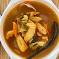 Cooksnap Balqis semasa beliau membuat Tomyam merah ayam ala thai.