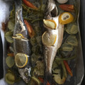 El cooksnap de mireia cuando hizo Lubina al horno.
