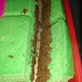 Cooksnap dari Tree Ukhty untuk resep Bolu Pandan Coklat Kukus