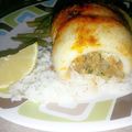 jmelynn's cooksnap of when they made Crab Stuffed Flounder.