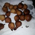 El cooksnap de Marita Pacheco cuando hizo Buñuelos con dulce.