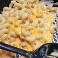 El cooksnap de Ana Giusti cuando hizo Macarrones con queso y pollo al curry.