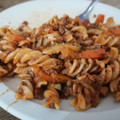 El cooksnap de Luis Roberto cuando hizo Pasta Boloñesa.
