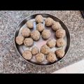 sudha dhanuka's cooksnap of when they made Gond laddu.