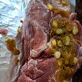 El cooksnap de Diego Martin Medina cuando hizo Bondiola a la parrilla.