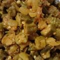 Riya jhaveri का कुकस्नैप जब उन्होंने मसाला भिन्डी (masala bhindi recipe in Hindi) बनाया था।
