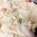 Morgan Dixon's cooksnap of when they made crockpot chicken and noodles.