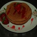 Cooksnap από tahitian στη συνταγή Pancakes με φράουλες και γιαούρτι