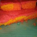Cooksnap dari Putri Indah Sari untuk resep Rainbow cake kukus
