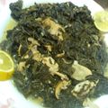 صورة من ام عبد الرحمن، شاركها بعد تجربة وصفة ملوخية ورق 🌿 بالدجاج 🍗