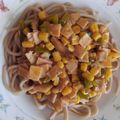 Cooksnap από Ραφαηλία Σκορδαλάκη στη συνταγή Σπαγγέτι παντζαριού με γαλοπούλα και λαχανικά