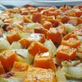 n_o_r_a Cooksnap-ja, amikor elkészítette a(z) Sült édesburgonya hagymával és fokhagymával receptet.