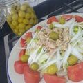 El cooksnap de Becky cuando hizo Ensalada valenciana.