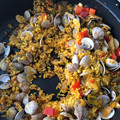 El cooksnap de Inés cuando hizo Mi arroz con chirlas.