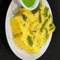 Sonal Modha's cooksnap of when they made મગની વાટી દાળનાં ખમણ (Moong Vati Dal Khaman Recipe In Gujarati).