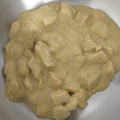 El cooksnap de Emar cuando hizo Dados de pollo en salsa de calabacín y nueces.
