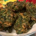 El cooksnap de Dany Castillo cuando hizo Buñuelos de espinaca.