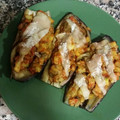 El cooksnap de Jose cuando hizo Berenjenas rellenas de verduras al horno.