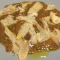 El cooksnap de Irene-Guirao cuando hizo Carpaccio de bacalao ahumado.