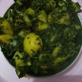 Pranika Rathi का कुकस्नैप जब उन्होंने आलू मेथी की सब्जी (aloo methi ki sabzi recipe in Hindi) बनाया था।
