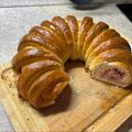 Mónika Szeberényi Cooksnap-ja, amikor elkészítette a(z) Húsvéti sonkás-tormás koszorú receptet.