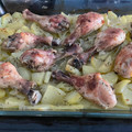 El cooksnap de Colume Garcia cuando hizo Pollo al horno con patatas.