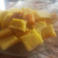 El cooksnap de Andrea Garrido cuando hizo Fainá de Queso.