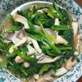 庭秀 的 清炒油菜雪白菇 cooksnap