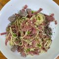 Cooksnap dari Dessy Widowati Arfani untuk resep Beef Saikoro Aglio olio aldente