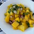 El cooksnap de Irene-Guirao cuando hizo Ceviche de Mango.