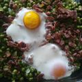 El cooksnap de J.Manuel cuando hizo Guisantes con jamón y huevo.