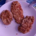 El cooksnap de Liguia cuando hizo Filetes de pollo empanados.