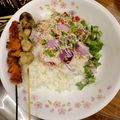 Cooksnap Tan Sor Buay semasa beliau membuat Urap Kacang Botol.